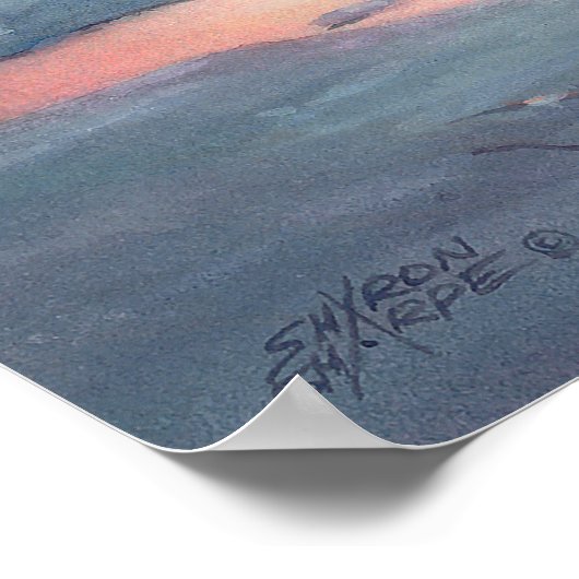 ティピキャンプショアズバイシャロンシャーペ ポスター (角)