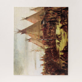 ティピススー戦争評議会ジョージ・カトリン1850年頃 ジグソーパズル