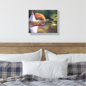 ティピーバイザリバー キャンバスプリント (インサイチュ (寝室))