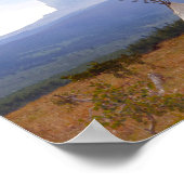 ティピ、チーフマウンテン、氷河の国立公園モンタナ ポスター (角)