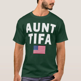 ティファおばさんアメリカ国旗 Tシャツ