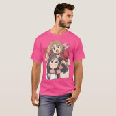 ティファとアエリスFf7 Tシャツ (正面フル)