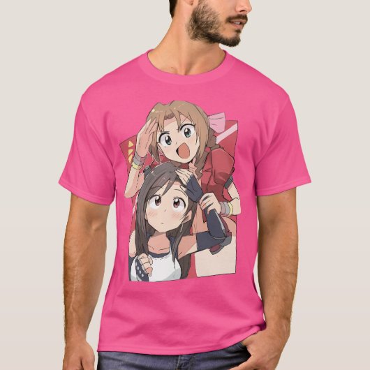 ティファとアエリスFf7 Tシャツ (正面)