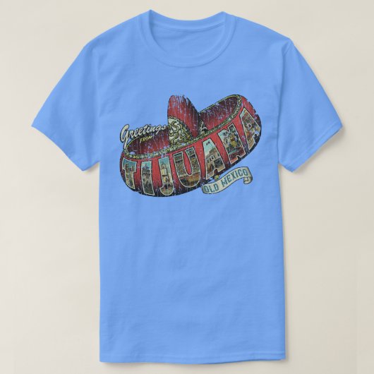 ティファナからの挨拶1889 Tシャツ (デザイン正面)