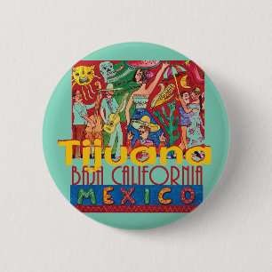 ティファナメキシコ 缶バッジ