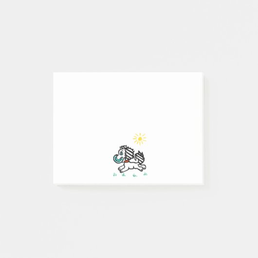 ティファニーと彼女のフリスビーのポストイットノート ポストイット (正面)