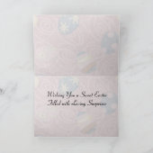 ティファニーのイースターのグリーティングカード シーズンカード (内部)