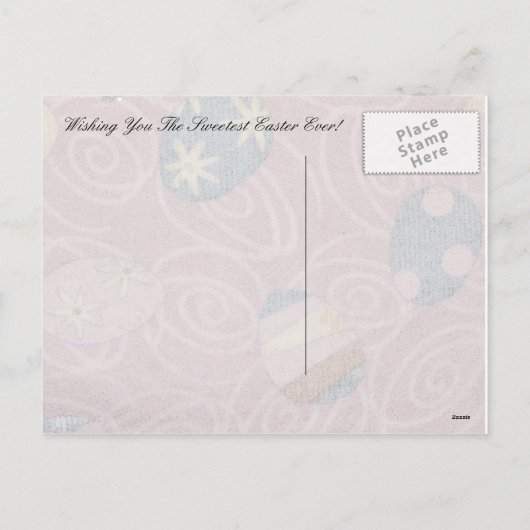 ティファニーのイースターポストカード シーズンポストカード (裏面)