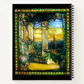 ティファニーのステンドグラス窓手帳 ノートブック (裏面)