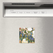 ティファニーのステンドグラス藤の花フローラ マグネット (インサイチュ (食洗機))