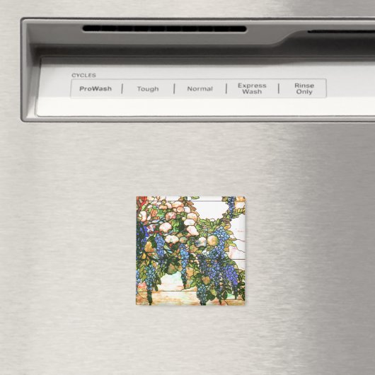 ティファニーのステンドグラス藤の花フローラ マグネット (インサイチュ (食洗機))