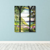 ティファニーウィンドウキャンバスプリント キャンバスプリント (インサイチュ (ウッドフロア))