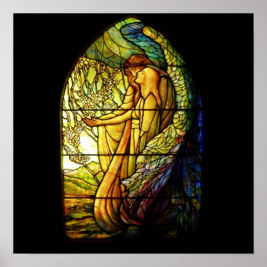 ティファニーガイドエンジェルステイングラス ポスター (正面)