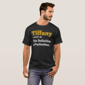 ティファニーギフト名パーソナライズされた誕生日名定義 Tシャツ (正面フル)