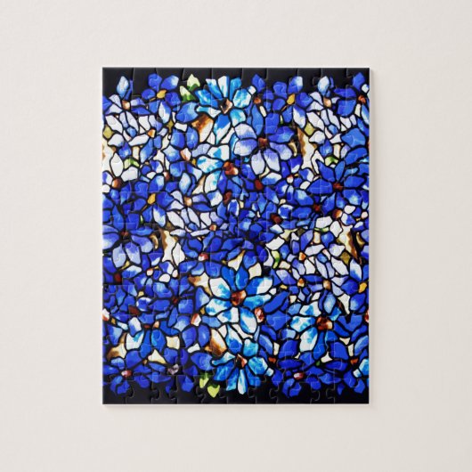 ティファニークレマティスへのコード ジグソーパズル (縦)