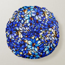 ティファニークレマティスへのコード ラウンドクッション