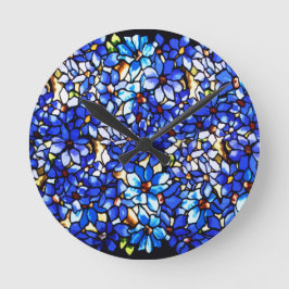 ティファニークレマティスへのコード ラウンド壁時計