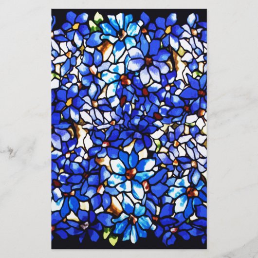 ティファニークレマティスへのコード 便箋 (正面)