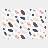 ティファニースタイルコレクションバラ金ゴールド&ネイビーブルー ラッピングペーパーシート (正面2)