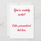 ティファニースタイルステンドグラス威厳のあるライオン 招待状 (裏面)