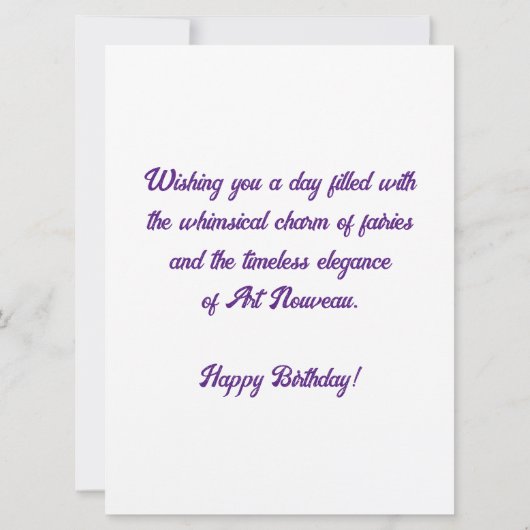 ティファニースタイルステンドグラス魔法の妖精 (裏面)