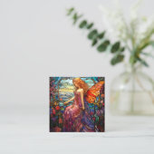 ティファニースタイルステンドグラス魔法の妖精 エンクロージャーカード (スタンド正面)