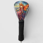 ティファニースタイルステンドグラス魔法の妖精 ゴルフヘッドカバー (正面)