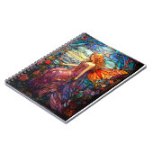 ティファニースタイルステンドグラス魔法の妖精 ノートブック (左側)