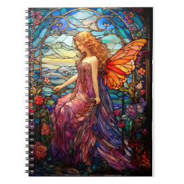 ティファニースタイルステンドグラス魔法の妖精 ノートブック