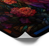 ティファニースタイルステンドグラス魔法の妖精 ポスター (角)