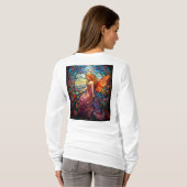 ティファニースタイルステンドグラス魔法の妖精 Tシャツ (裏面フル)