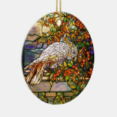 ティファニーステンドグラスコッカトーオーナメント セラミックオーナメント (右)