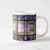 ティファニーステンドグラスジャンボマグカップ ジャンボコーヒーマグカップ (右)