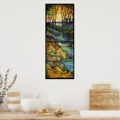 ティファニーステンドグラスディアープリント ポスター (キッチン)