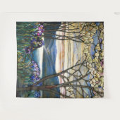 ティファニーステンドグラスマグノリアスイリセスアールヌーボー タペストリー (正面(横))