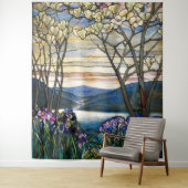 ティファニーステンドグラスマグノリアスイリセスアールヌーボー タペストリー (インサイチュ)