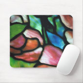 ティファニーステンドグラスヴィンテージアートワーク マウスパッド (マウス)