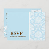 ティファニーダマスクRSVPポストカード インビテーションポストカード (正面/裏面)