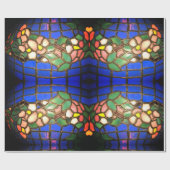 ティファニードッグウッドのステンドグラス包装紙 ラッピングペーパー (フラット)