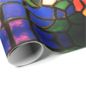 ティファニードッグウッドのステンドグラス包装紙 ラッピングペーパー (ロールコーナー)