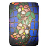 ティファニードッグウッドのステンドグラス バスマット (正面縦)