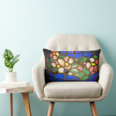 ティファニードッグウッドのステンドグラス ランバークッション (椅子)