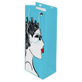 ティファニーノットワイン抱き枕 ワインギフトバッグ (正面アングル)