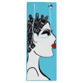 ティファニーノットワイン抱き枕 ワインギフトバッグ (正面)