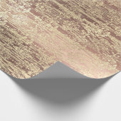 ティファニーフォキエバラピンク赤面ダマスクウッド素朴 ラッピングペーパー (角)