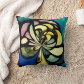 ティファニーフローアメリカンモホ装飾用クッション クッション (ブランケット)