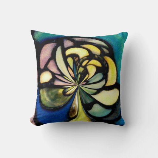 ティファニーフローアメリカンモホ装飾用クッション クッション (正面)