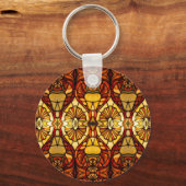 ティファニーランプの対称性 キーホルダー (正面)