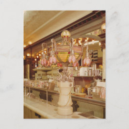 ティファニーランプ付アイスクリームパーラー ポストカード