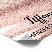 ティファニー名意味誕生日ギフト16thブライダルバラ ポスター (角)